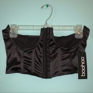 NWT|Boohoo Underboob Corset